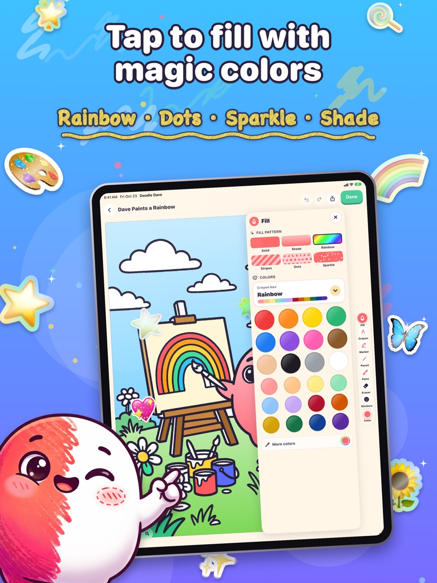 Tap to fill on iPad