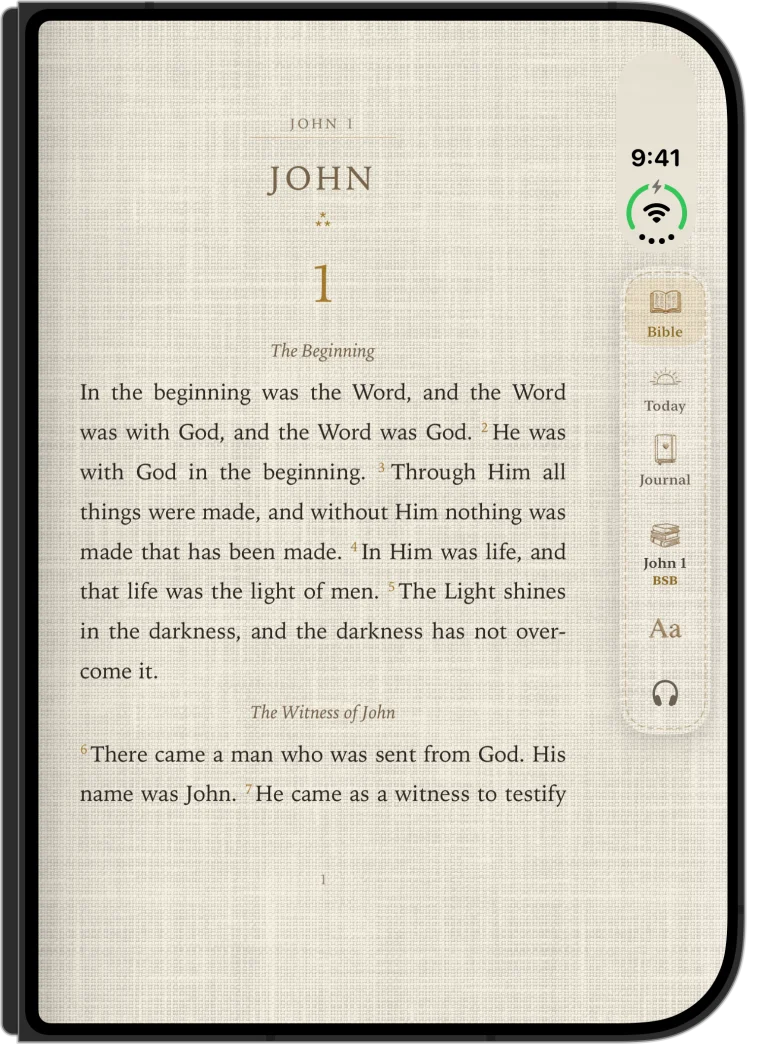 John 1 on the folded iPhone Duo outer screen